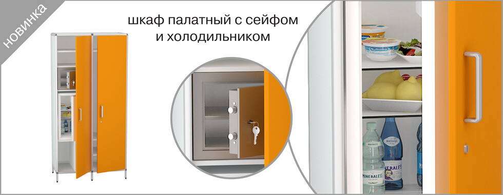 Шкаф палатный ДМ-2-001-40 Шкаф палатный ДМ-2-001-40